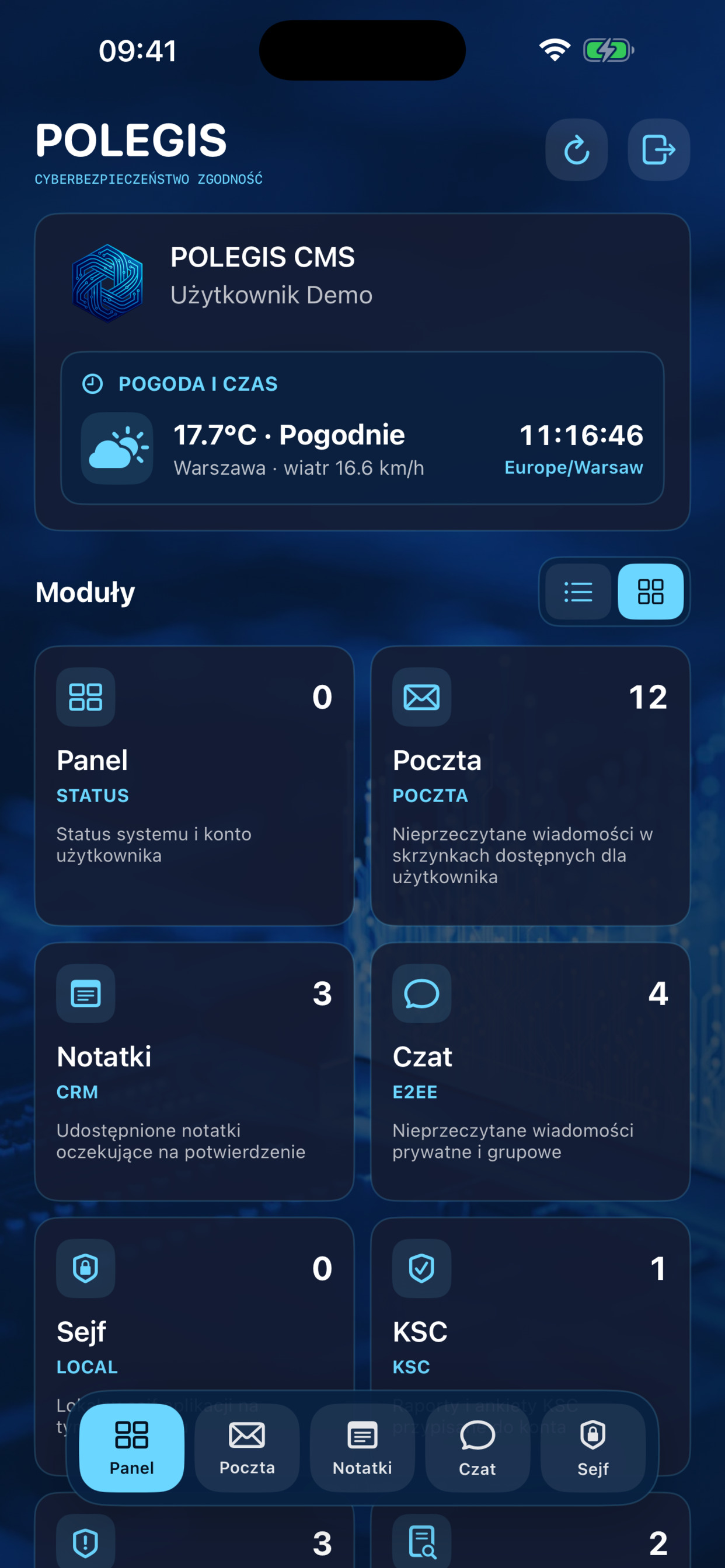 Panel kafelki